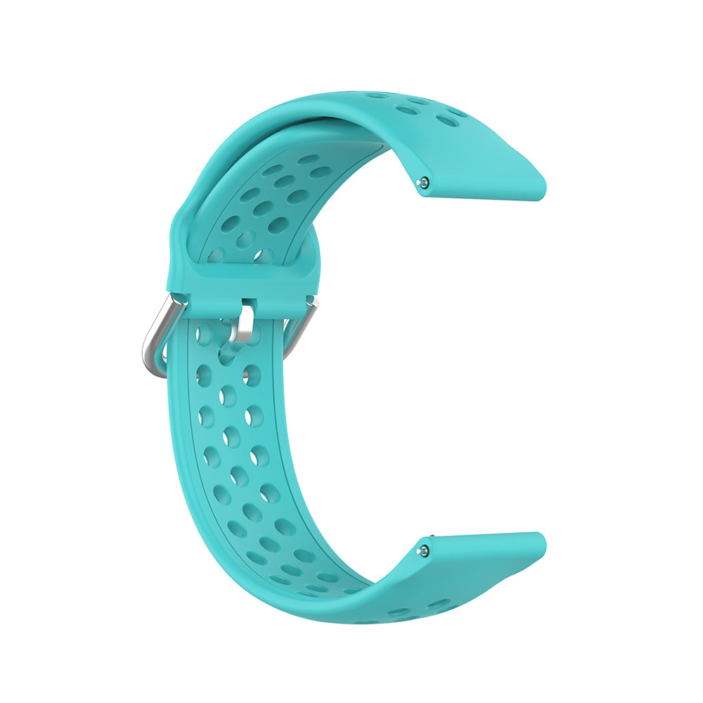 Curea Techsuit W004 pentru Samsung Galaxy Watch / Huawei Watch Series, 20mm, Turcoaz