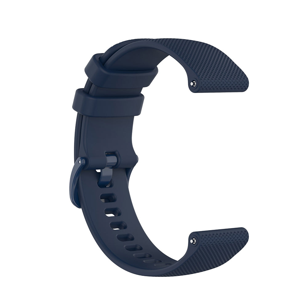 Curea Techsuit W006 pentru Samsung Galaxy Watch / Huawei Watch Series, 20mm, Albastra