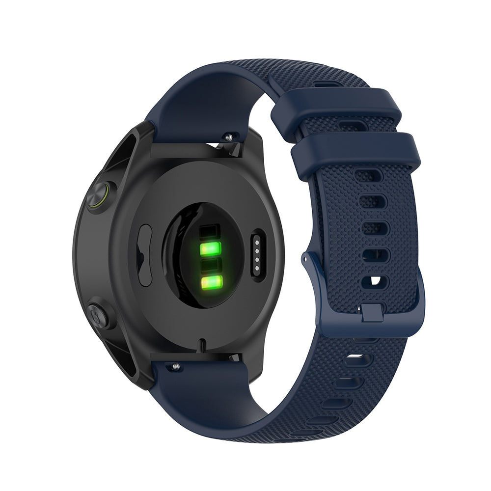 Curea Techsuit W006 pentru Samsung Galaxy Watch / Huawei Watch Series, 20mm, Albastra