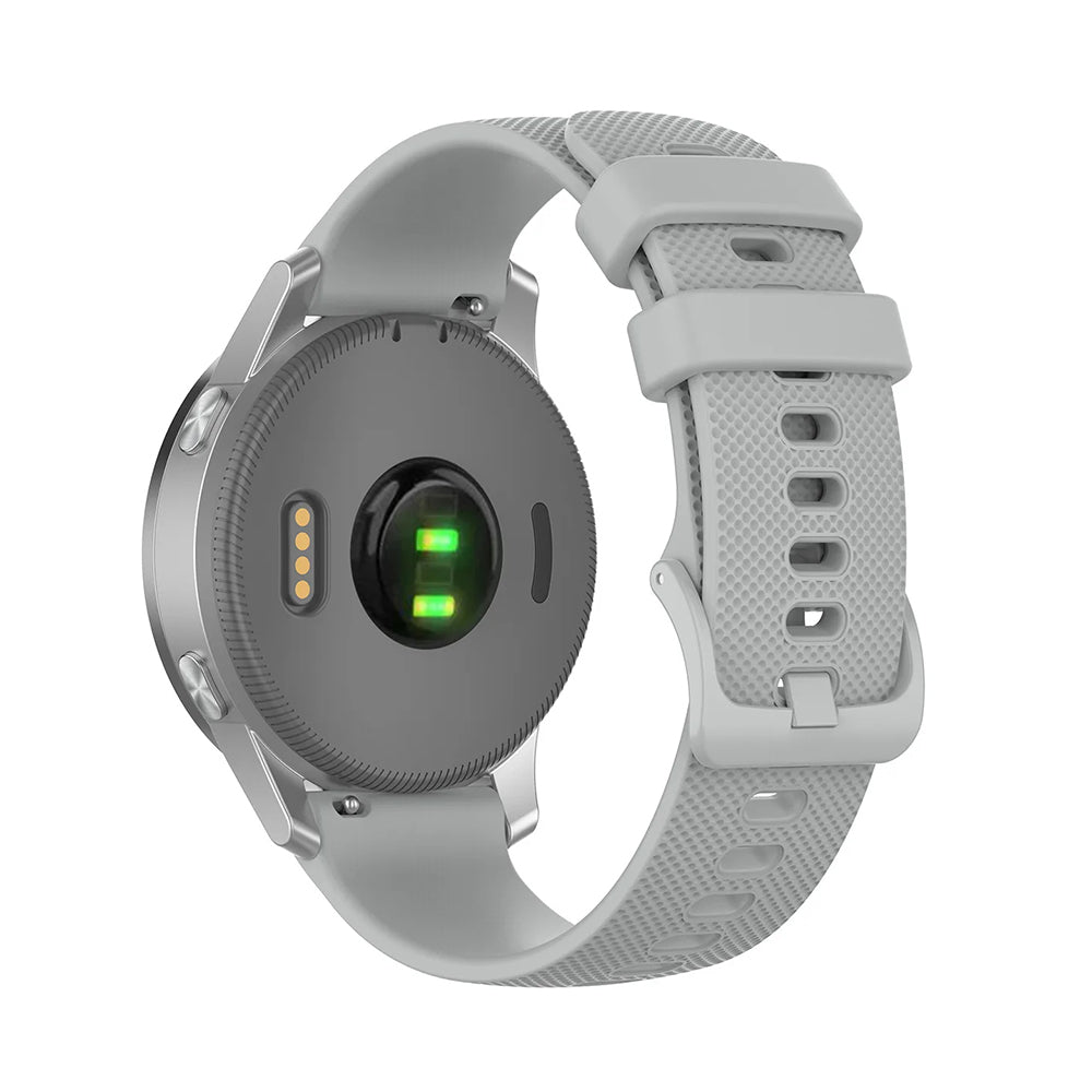 Curea Techsuit W006 pentru Samsung Galaxy Watch / Huawei Watch Series, 20mm, Gri