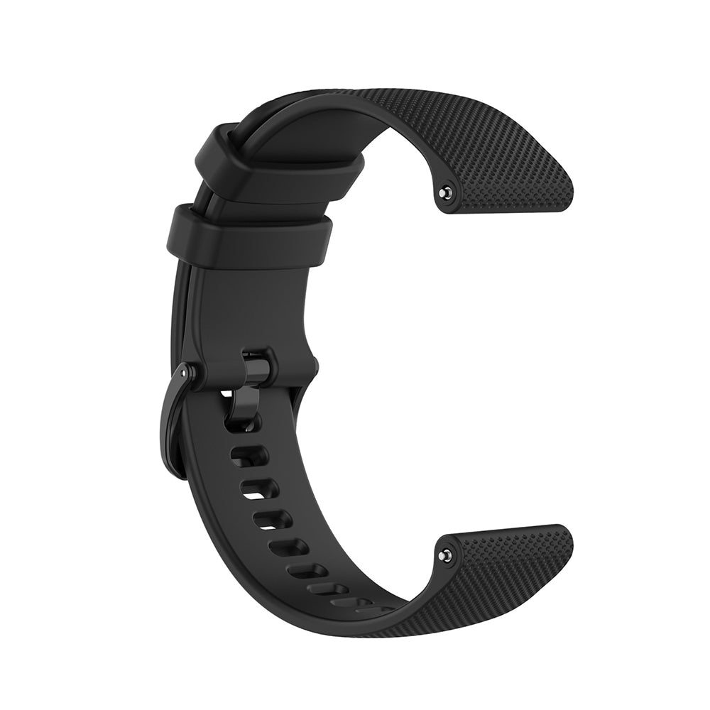 Curea Techsuit W006 pentru Samsung Galaxy Watch / Huawei Watch Series, 20mm, Neagra