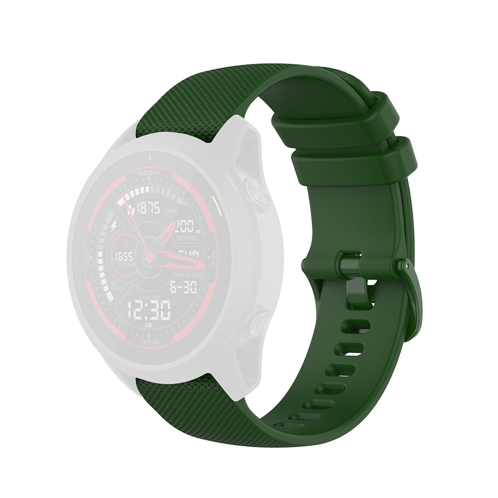 Curea Techsuit W006 pentru Samsung Galaxy Watch / Huawei Watch Series, 20mm, Verde