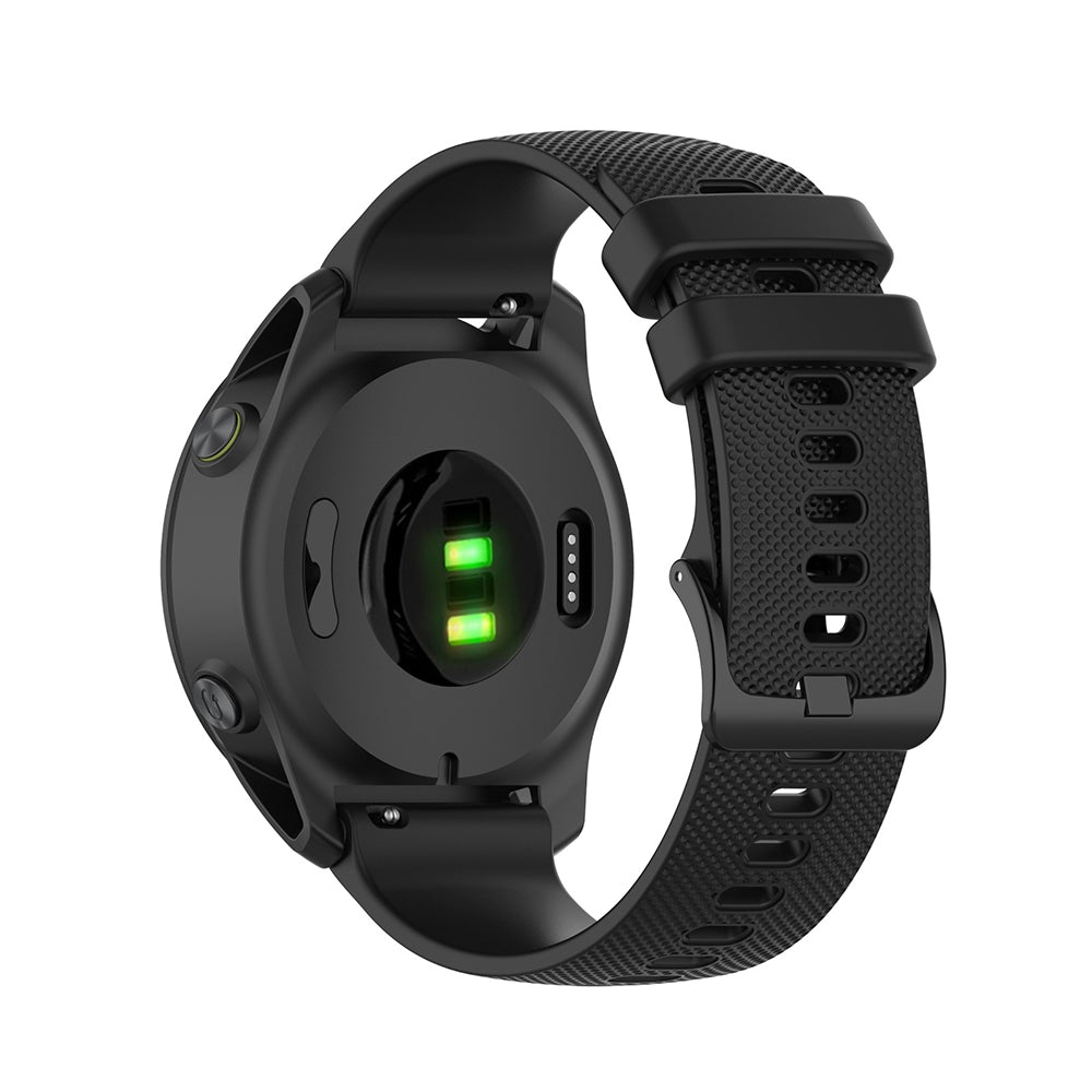 Curea Techsuit W006 pentru Samsung Galaxy Watch / Huawei Watch Series, 22mm, Neagra