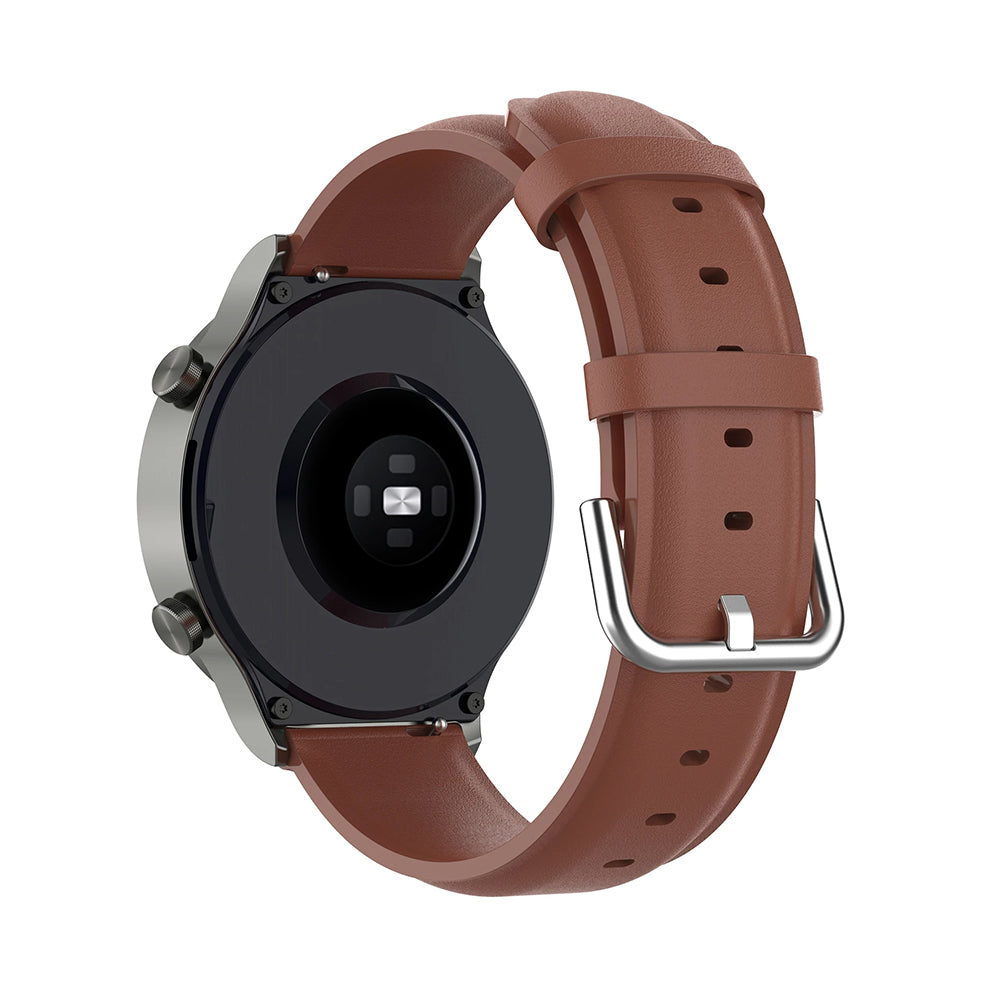 Curea Techsuit W007PU pentru Huawei Watch / Xiaomi Watch Series, Maro