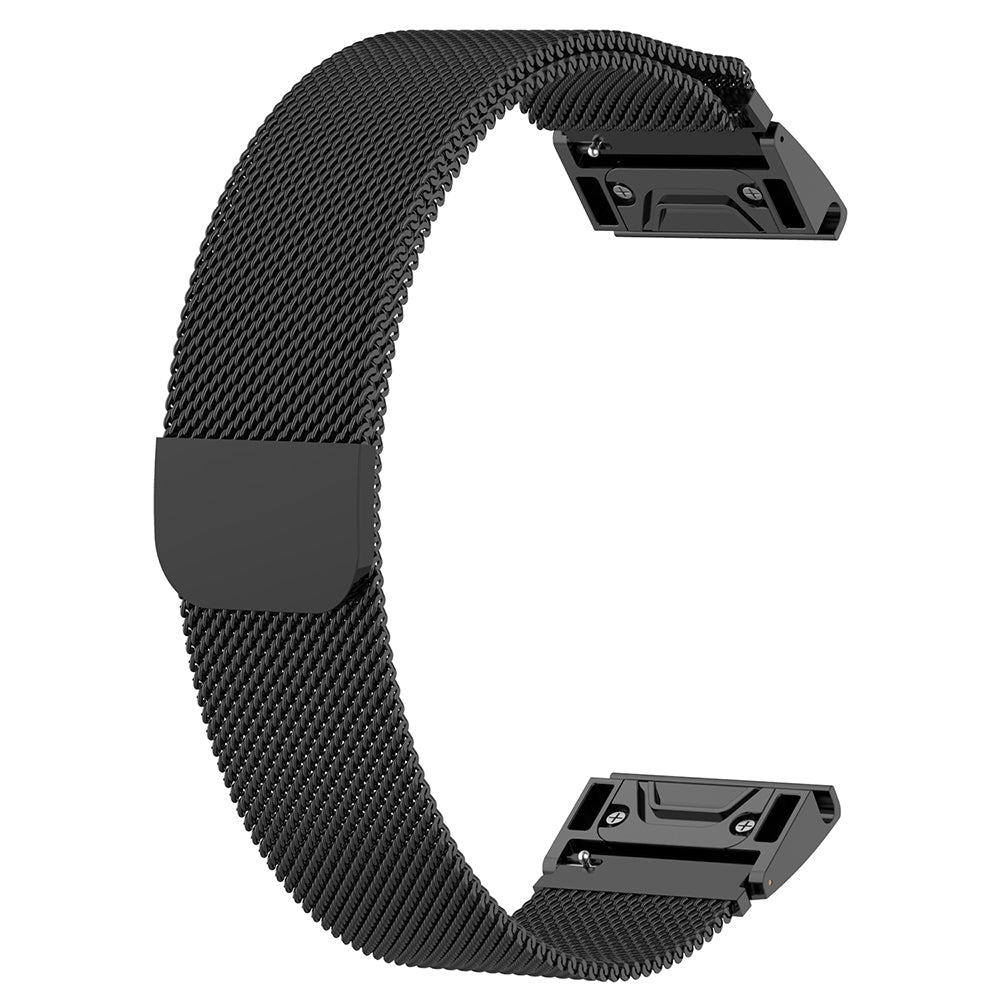 Curea Techsuit W009 pentru Garmin Instinct / Approach / Fenix Watch Series, 20mm, Neagra