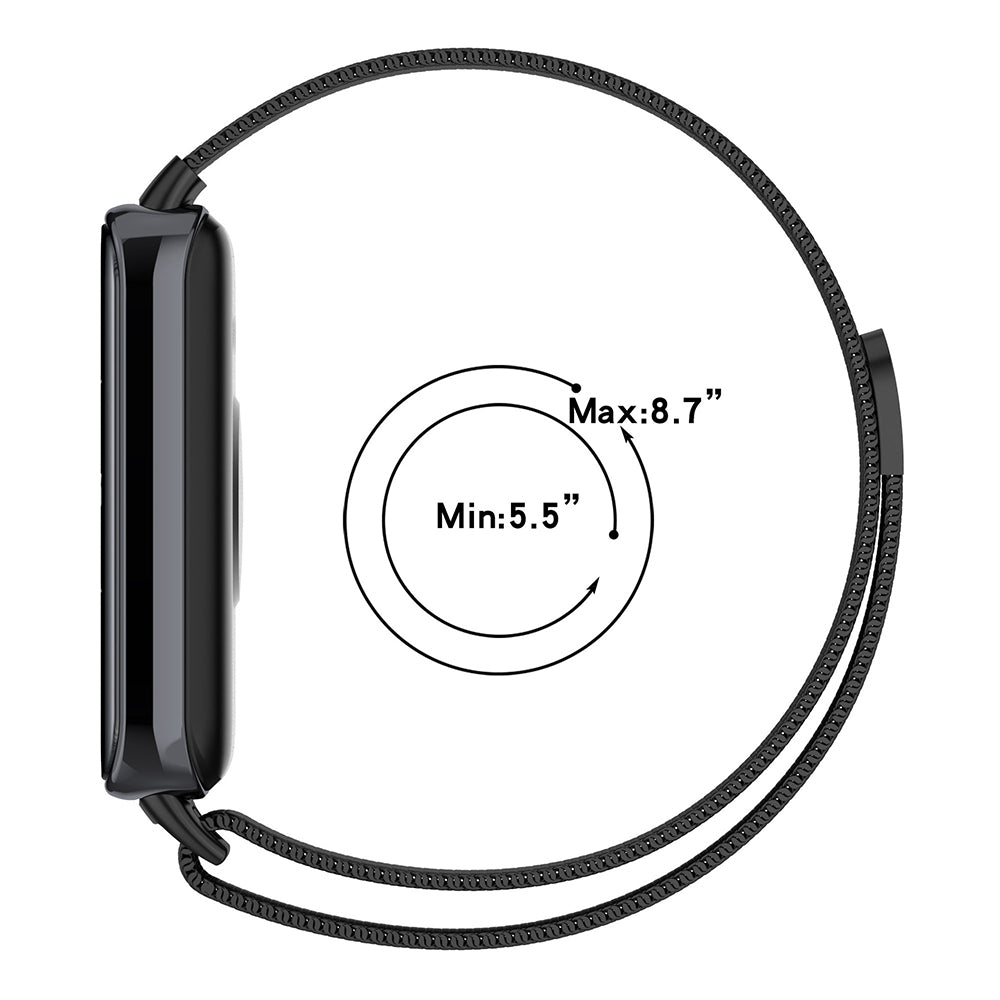 Curea Techsuit W009 pentru Honor Band 9, Neagra