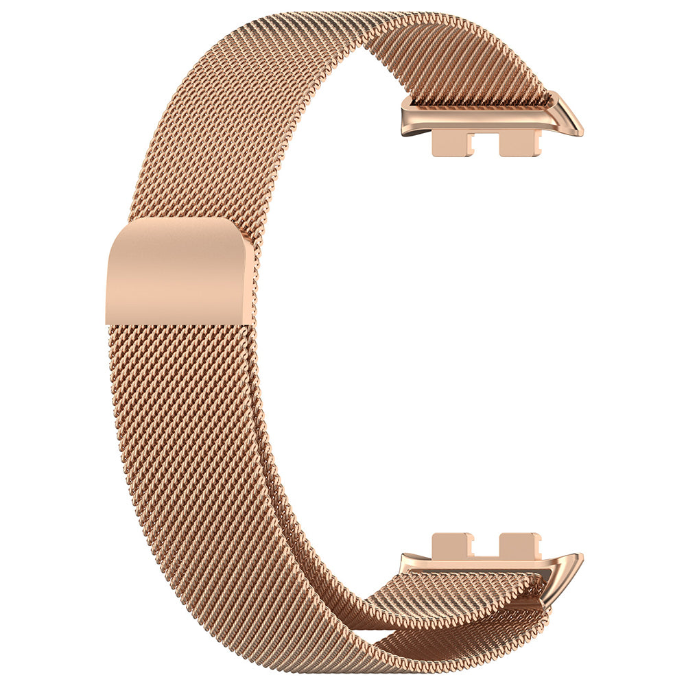 Curea Techsuit W009 pentru Honor Band 9, Roz Aurie