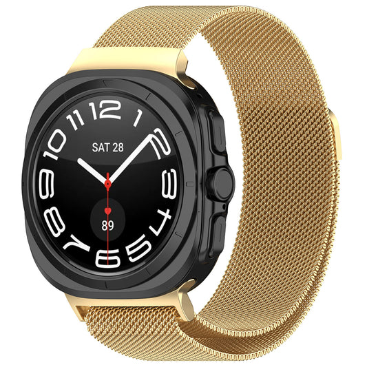 Curea Techsuit W009 pentru Samsung Galaxy Watch Ultra, Aurie