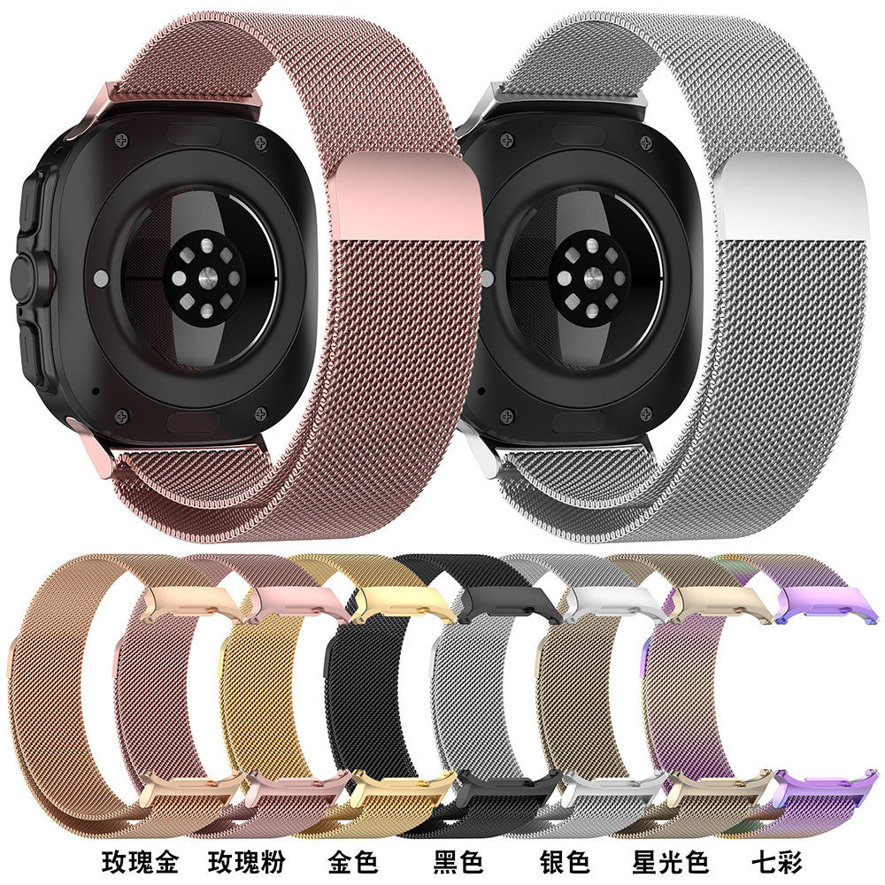 Curea Techsuit W009 pentru Samsung Galaxy Watch Ultra, Roz