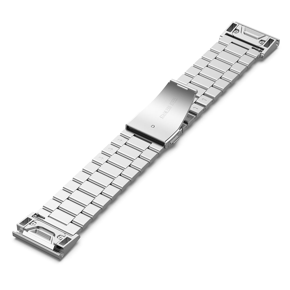 Curea Techsuit W010 pentru Garmin Watch Fenix / Forerunner Series, 22mm, Argintie