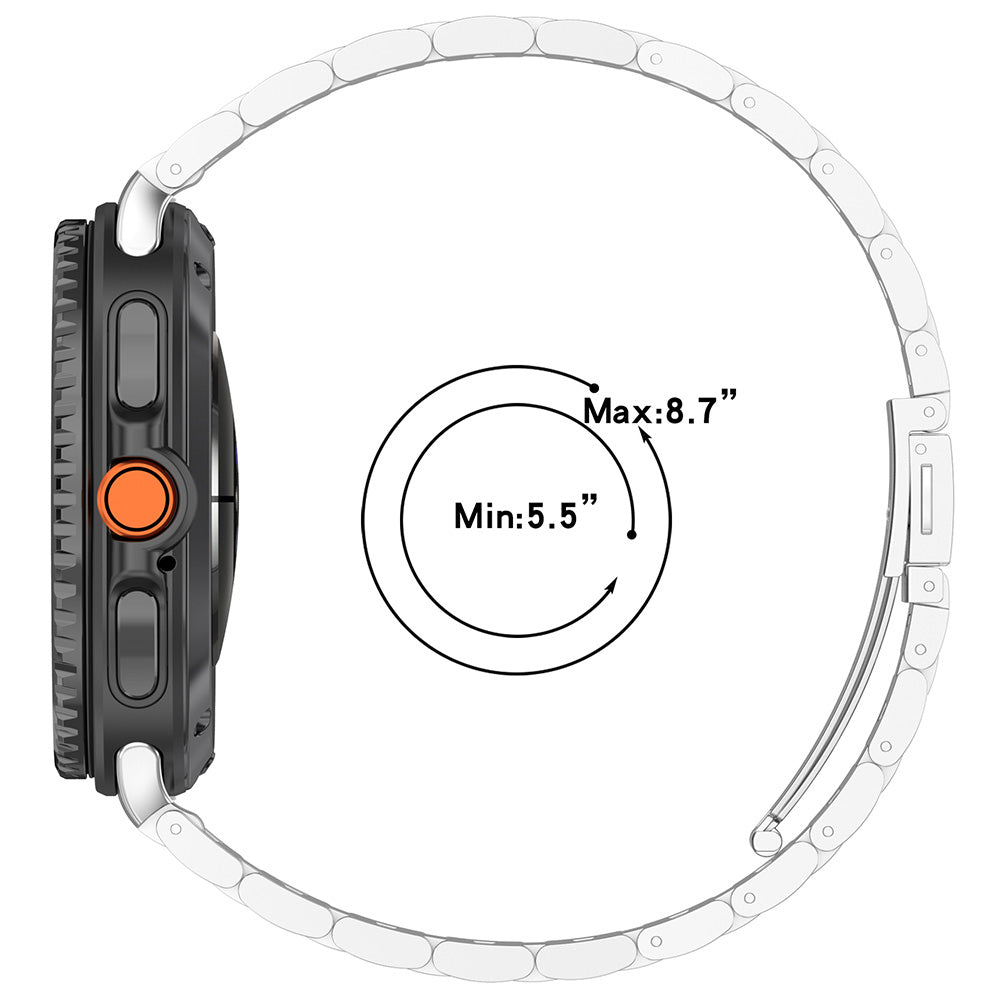 Curea Techsuit W010 pentru Samsung Galaxy Watch8 / Watch8 Classic Series, Roz