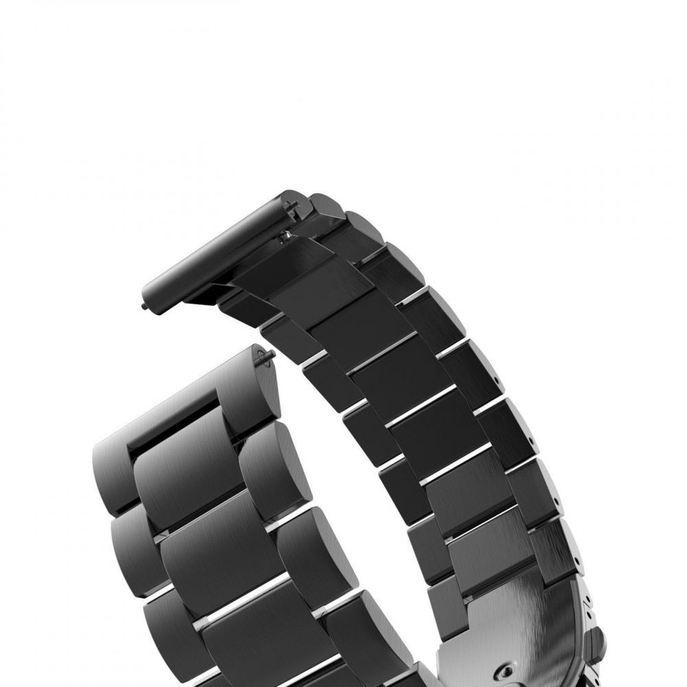Curea Techsuit W010 pentru Samsung Galaxy Watch / Huawei Watch Series, 20mm, Neagra