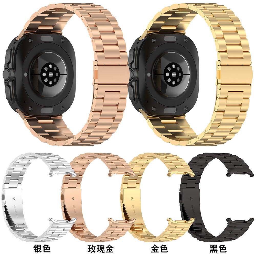 Curea Techsuit W010 pentru Samsung Galaxy Watch Ultra, Aurie