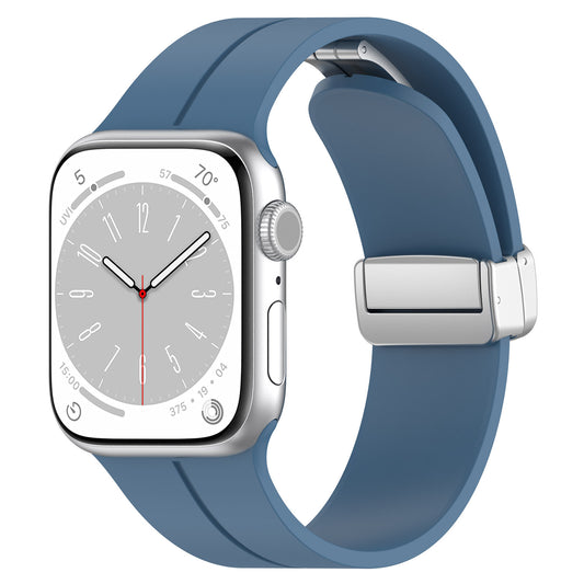 Curea Techsuit W011 pentru Apple Watch 42mm / 41mm / 40mm / 38mm Series, Albastra