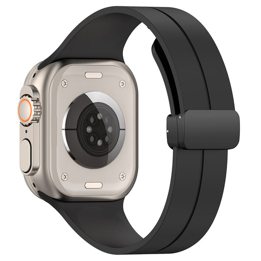Curea Techsuit W011 pentru Apple Watch 42mm / 41mm / 40mm / 38mm Series, Neagra
