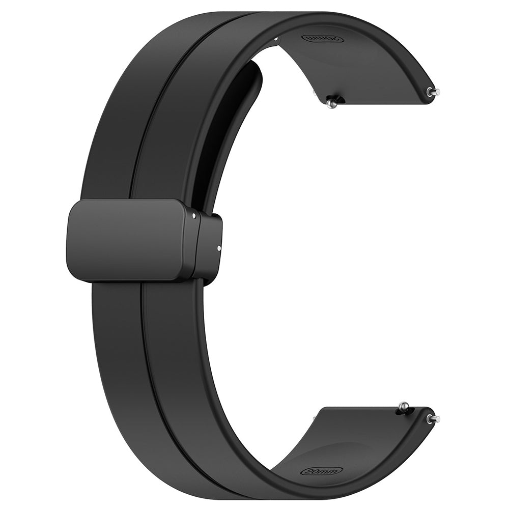 Curea Techsuit W011 pentru Huawei Watch / Xiaomi Watch Series, 22mm, Neagra