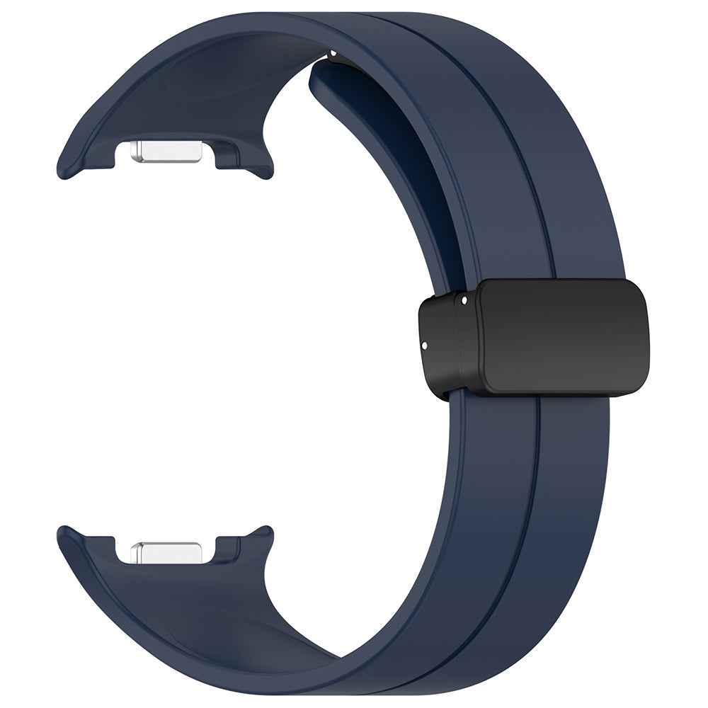 Curea Techsuit W011 pentru Samsung Galaxy Watch 8 Classic / Watch8 44mm / Watch 8 40mm, Bleumarin