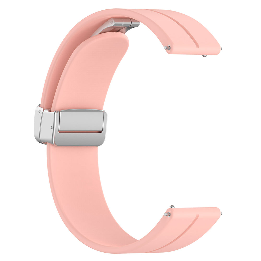 Curea Techsuit W011 pentru Samsung Galaxy Watch / Huawei Watch Series, 20mm, Roz