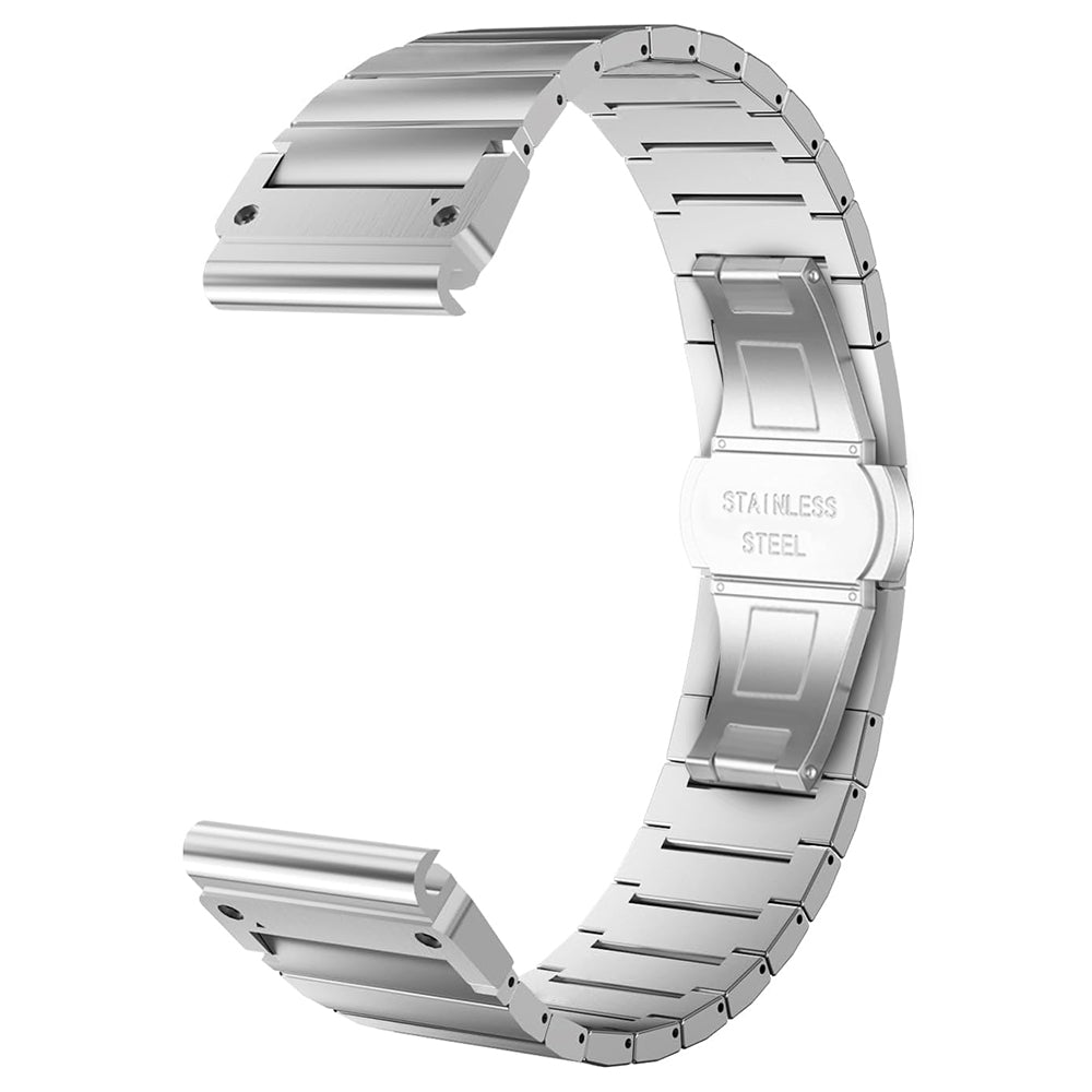 Curea Techsuit W012 pentru Garmin Watch Fenix / Forerunner Series, 22mm, Argintie