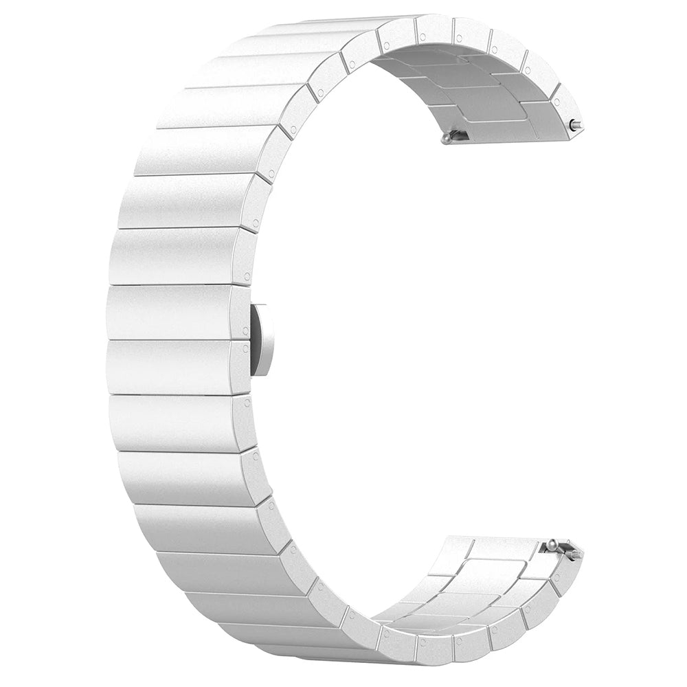 Curea Techsuit W012 pentru Samsung Galaxy Watch / Huawei Watch Series, 20mm, Argintie