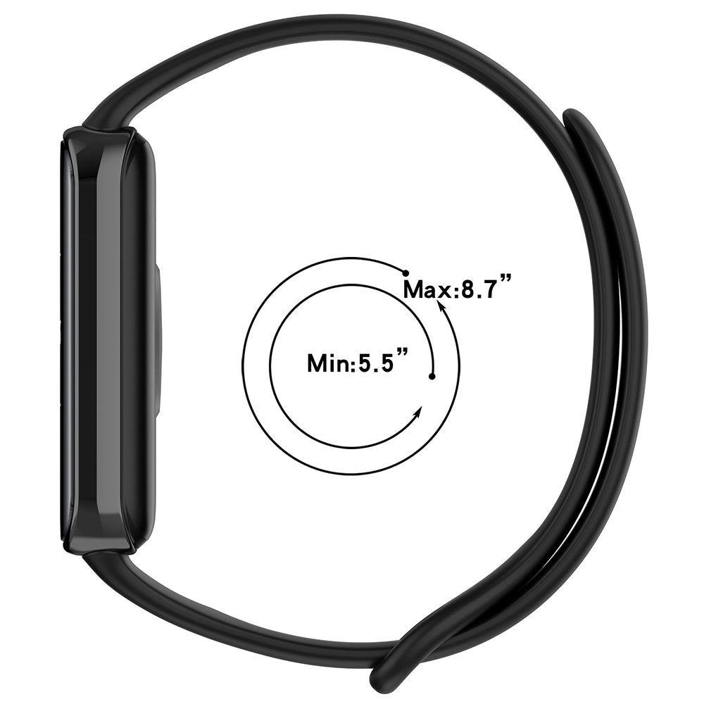 Curea Techsuit W014 pentru Honor Band 9, Crem