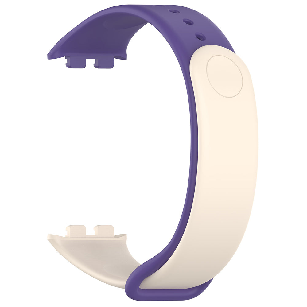 Curea Techsuit W014 pentru Honor Band 9, Mov Crem
