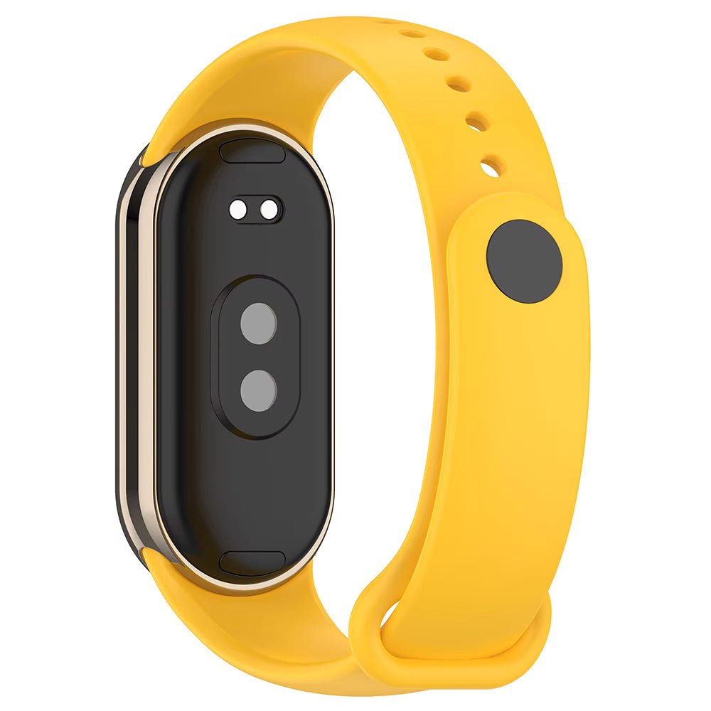 Curea Techsuit W014 pentru Xiaomi Smart Band 10 / 9 / 8, Galbena