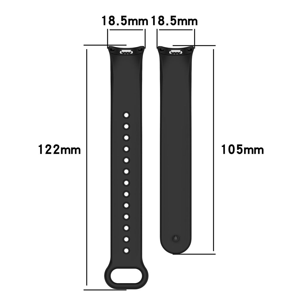 Curea Techsuit W014 pentru Xiaomi Smart Band 9 / 8, Gri