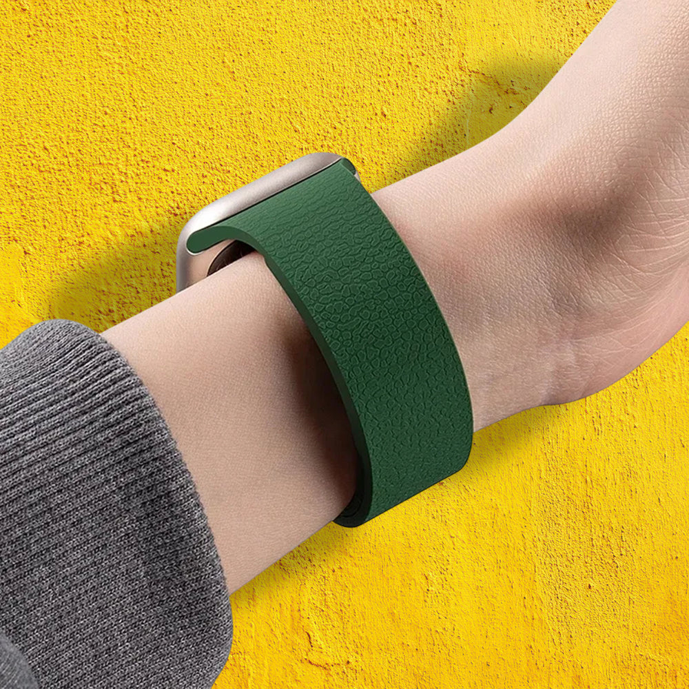 Curea Techsuit W016 pentru Xiaomi Smart Band / Watch Series, Visinie Neagra