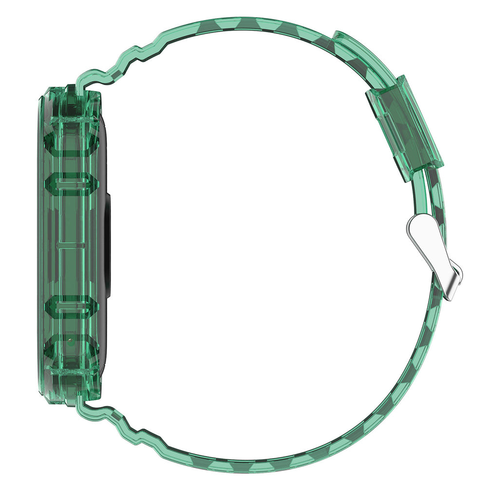 Curea Techsuit W017 pentru Xiaomi Smart Band 9 / 8, Rosu Roz