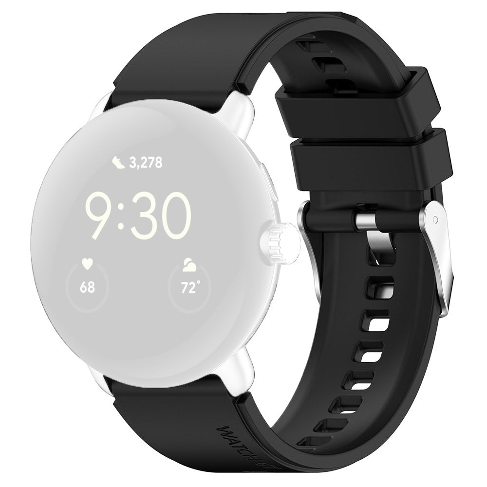Curea Techsuit W026 pentru Samsung Galaxy Watch / Huawei Watch Series, 20mm, Neagra
