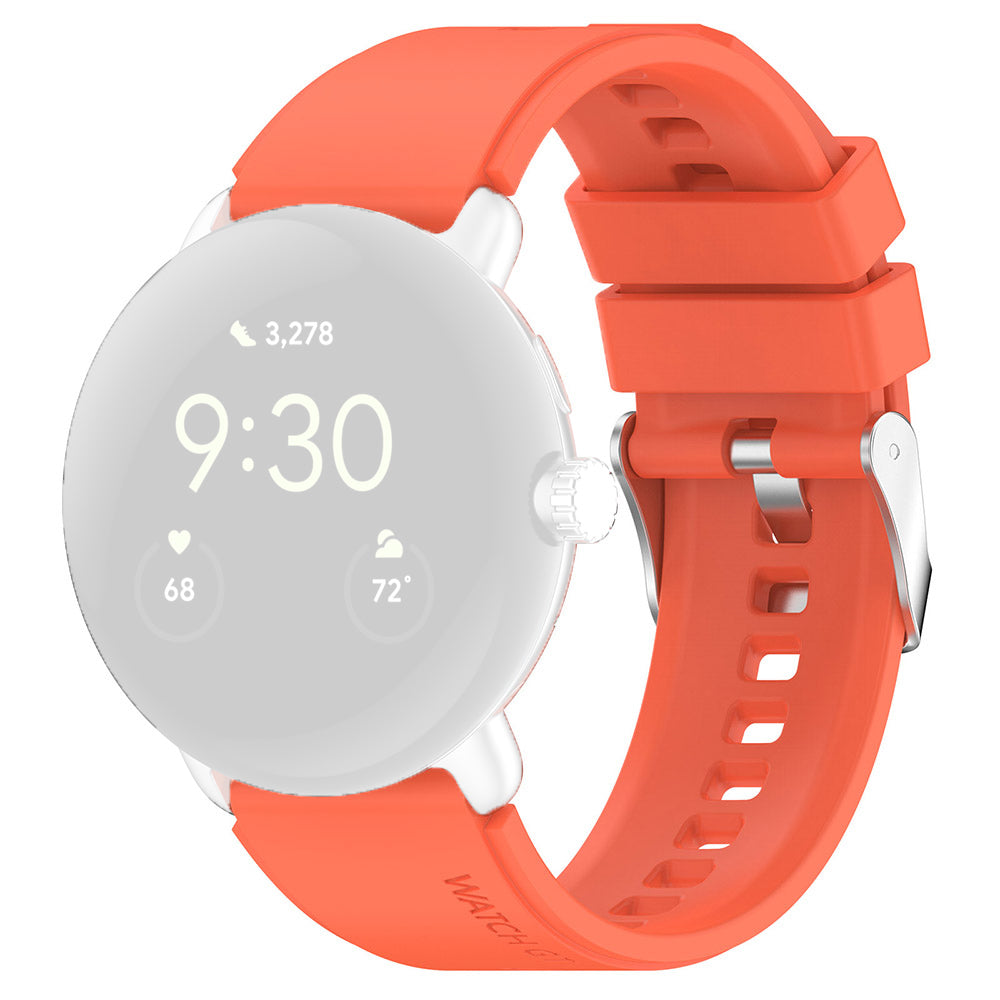 Curea Techsuit W026 pentru Samsung Galaxy Watch / Huawei Watch Series, 20mm, Portocalie