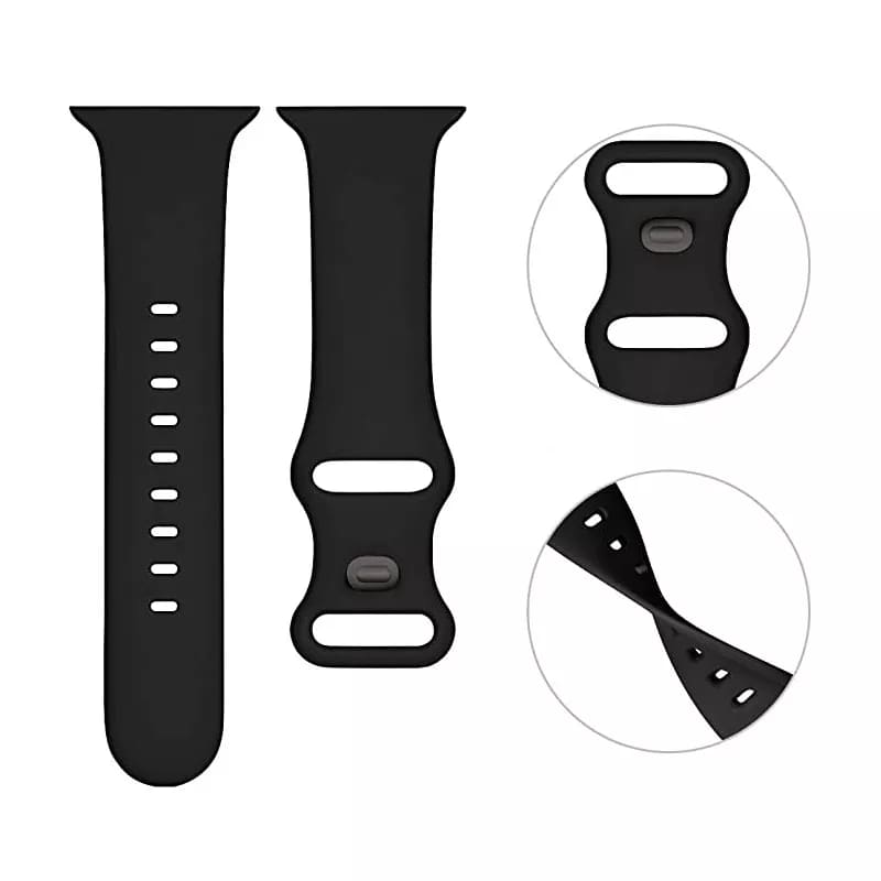 Curea Techsuit W031 pentru Apple Watch 42mm / 41mm / 40mm / 38mm Series, Roz Deschis