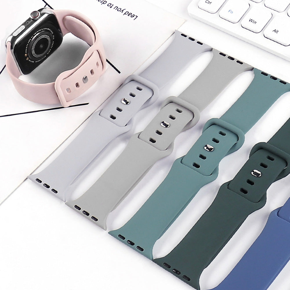 Curea Techsuit W031 pentru Apple Watch 49mm / 46mm / 45mm / 44mm / 42mm Series, Gri