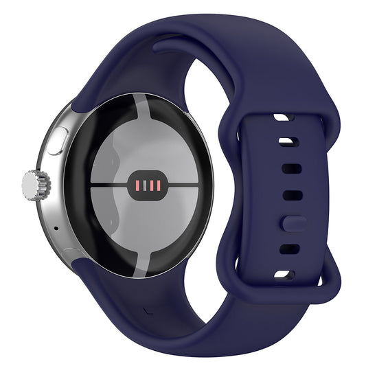 Curea Techsuit W031 pentru Google Pixel Watch 3 45mm, Bleumarin