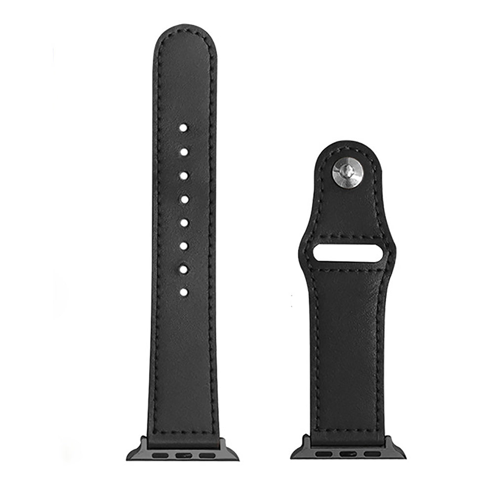 Curea Techsuit W033 pentru Apple Watch 49mm / 46mm / 45mm / 44mm / 42mm Series, Neagra