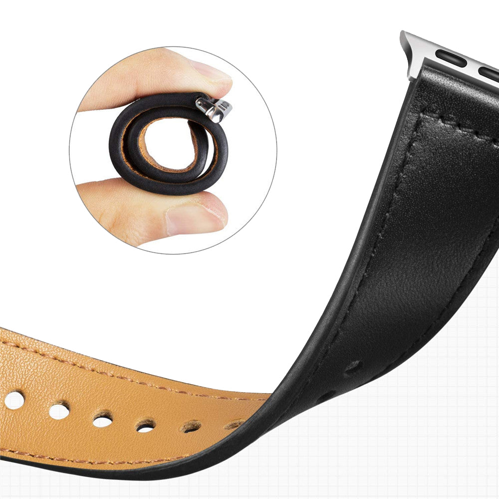 Curea Techsuit W033 pentru Apple Watch 49mm / 46mm / 45mm / 44mm / 42mm Series, Neagra