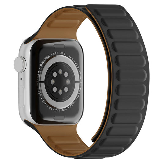 Curea Techsuit W035 pentru Apple Watch 42mm / 41mm / 40mm / 38mm Series, Neagra