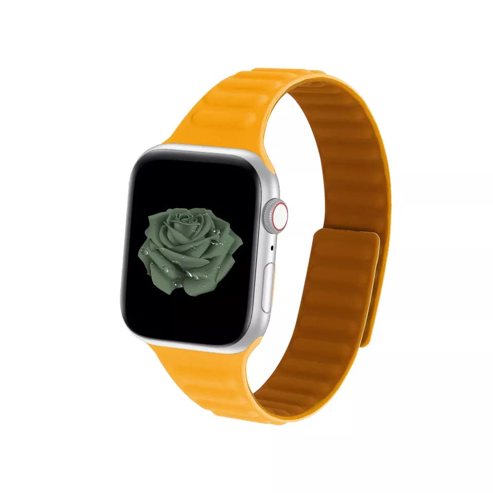 Curea Techsuit W035 pentru Apple Watch 42mm / 41mm / 40mm / 38mm Series, Portocalie