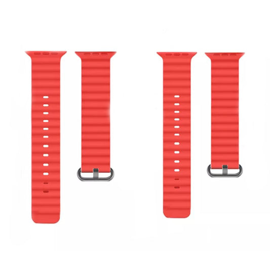 Curea Techsuit W038 pentru Apple Watch 49mm / 46mm / 45mm / 44mm / 42mm Series, Rosie
