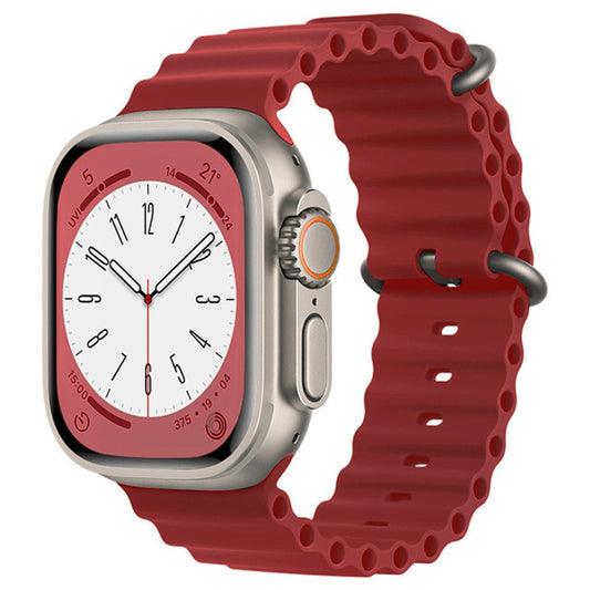 Curea Techsuit W038 pentru Apple Watch 42mm / 41mm / 40mm / 38mm Series, Rosie Inchis