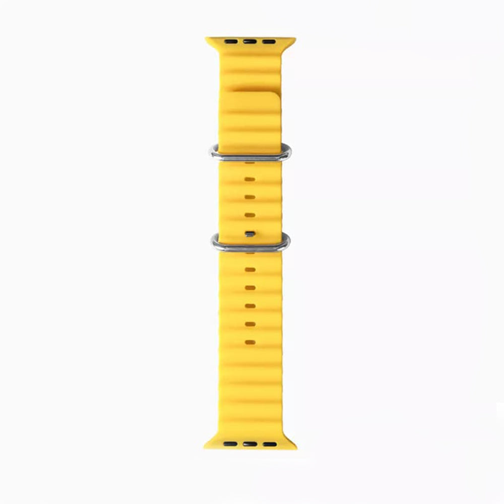 Curea Techsuit W038 pentru Apple Watch 49mm / 46mm / 45mm / 44mm / 42mm Series, Galbena