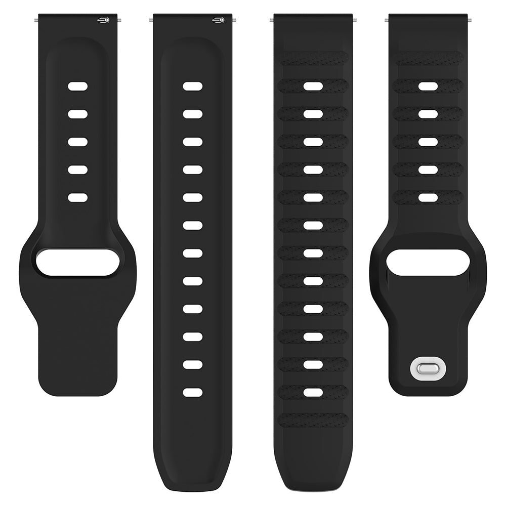 Curea Techsuit W050 pentru Huawei Watch / Xiaomi Watch Series, 22mm, Neagra