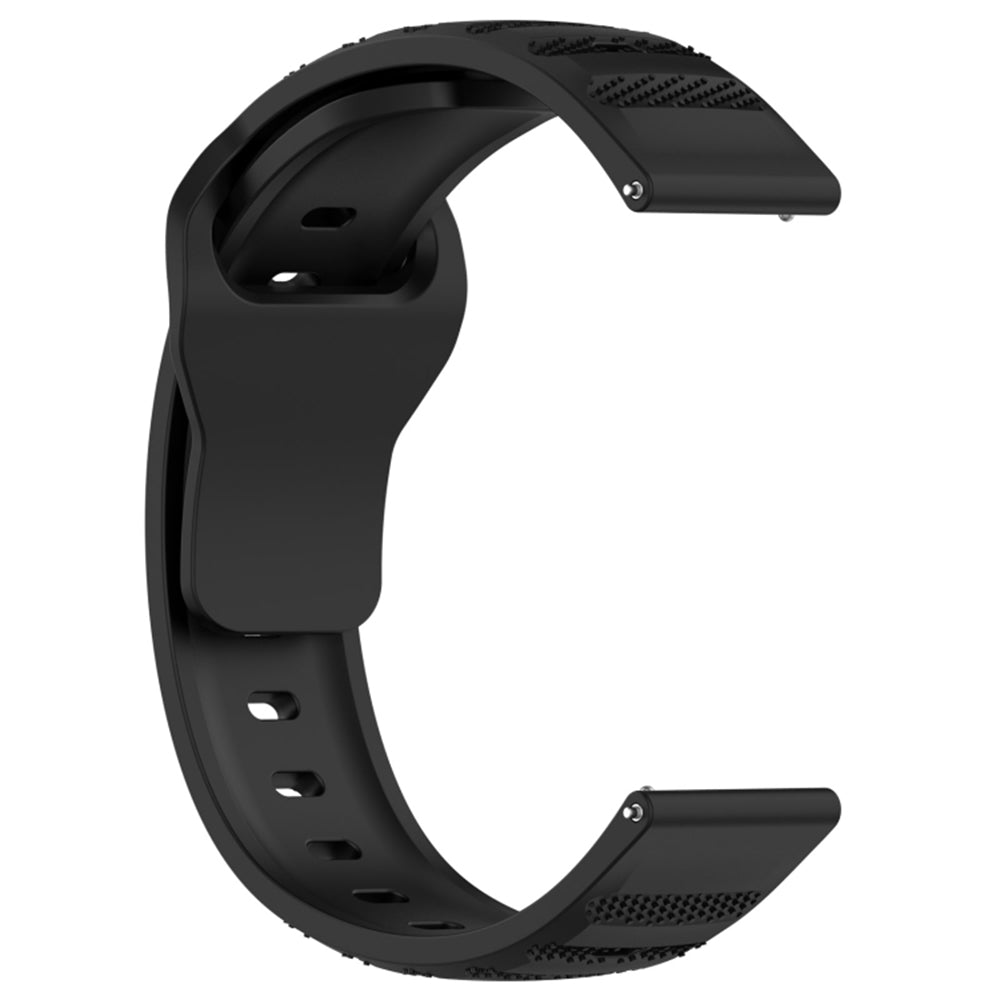 Curea Techsuit W050 pentru Huawei Watch / Xiaomi Watch Series, 22mm, Neagra