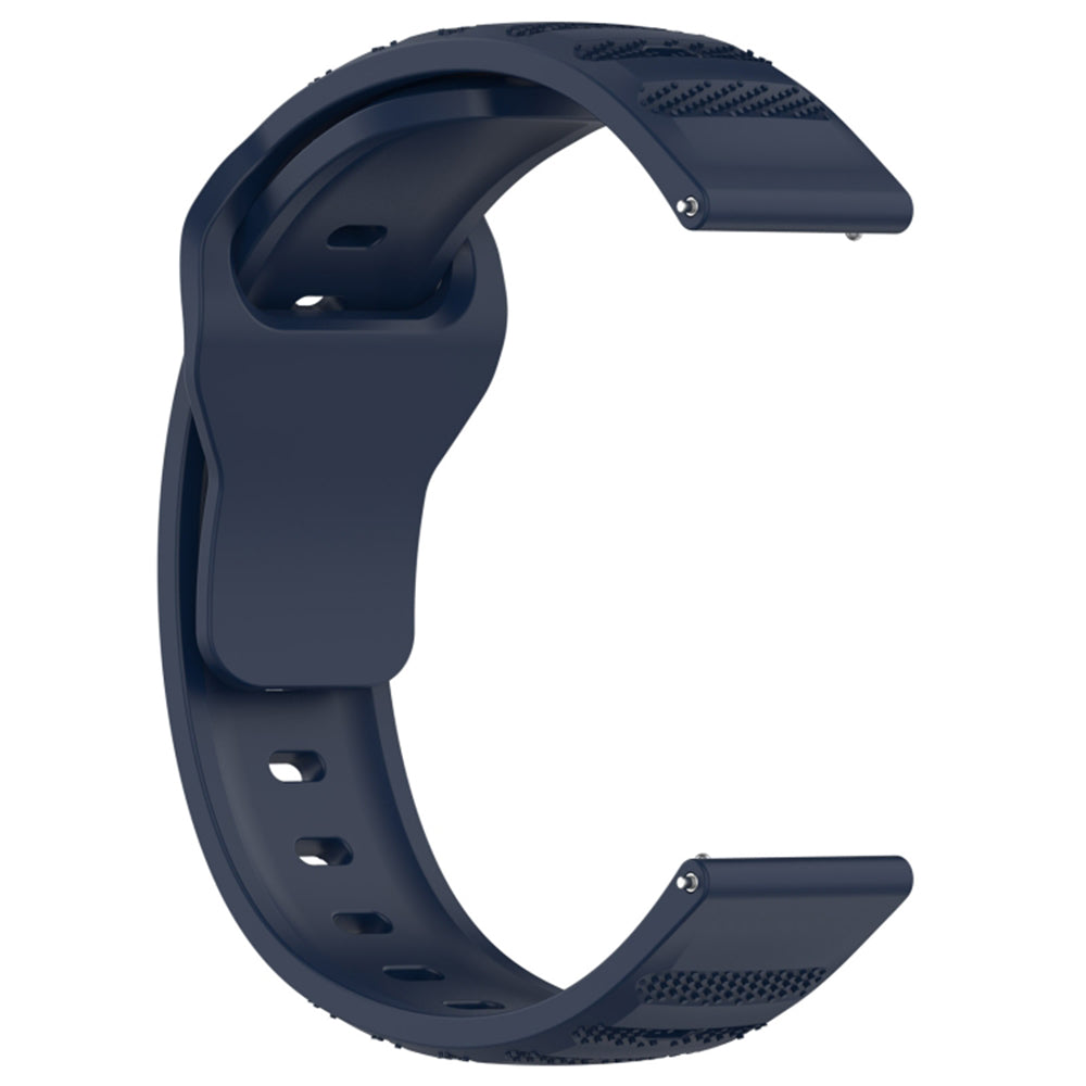 Curea Techsuit W050 pentru Samsung Galaxy Watch / Huawei Watch Series, 20mm, Albastra