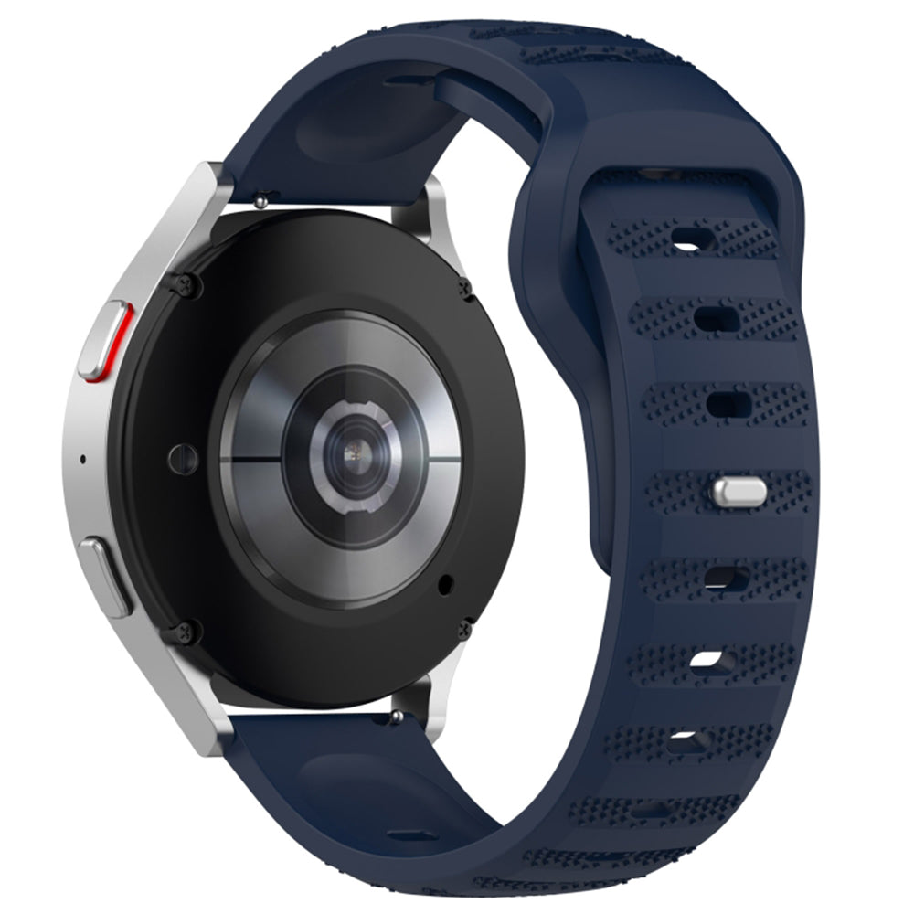 Curea Techsuit W050 pentru Samsung Galaxy Watch / Huawei Watch Series, 20mm, Albastra