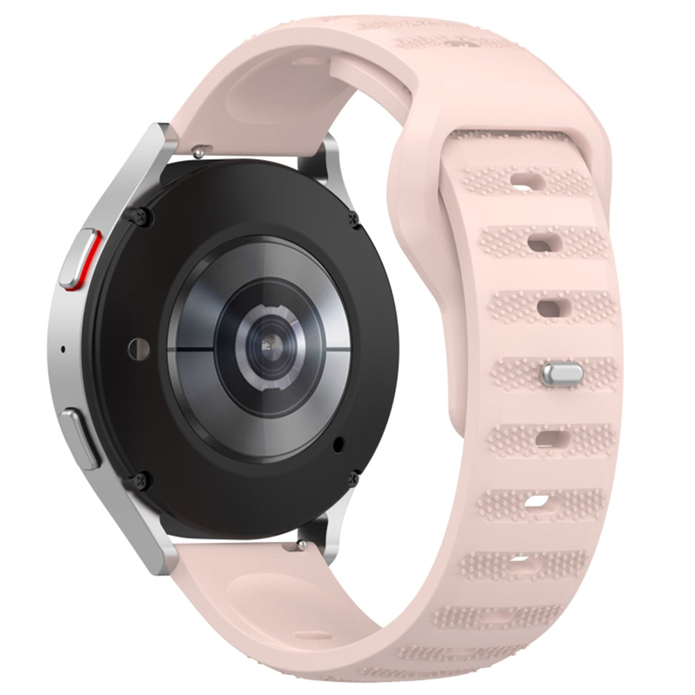 Curea Techsuit W050 pentru Samsung Galaxy Watch / Huawei Watch Series, 20mm, Roz