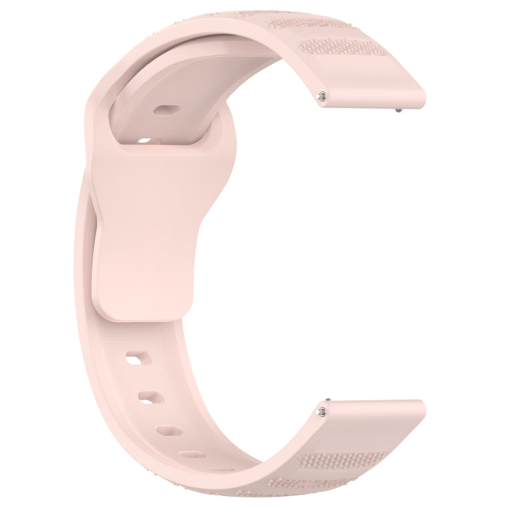 Curea Techsuit W050 pentru Samsung Galaxy Watch / Huawei Watch Series, 20mm, Roz