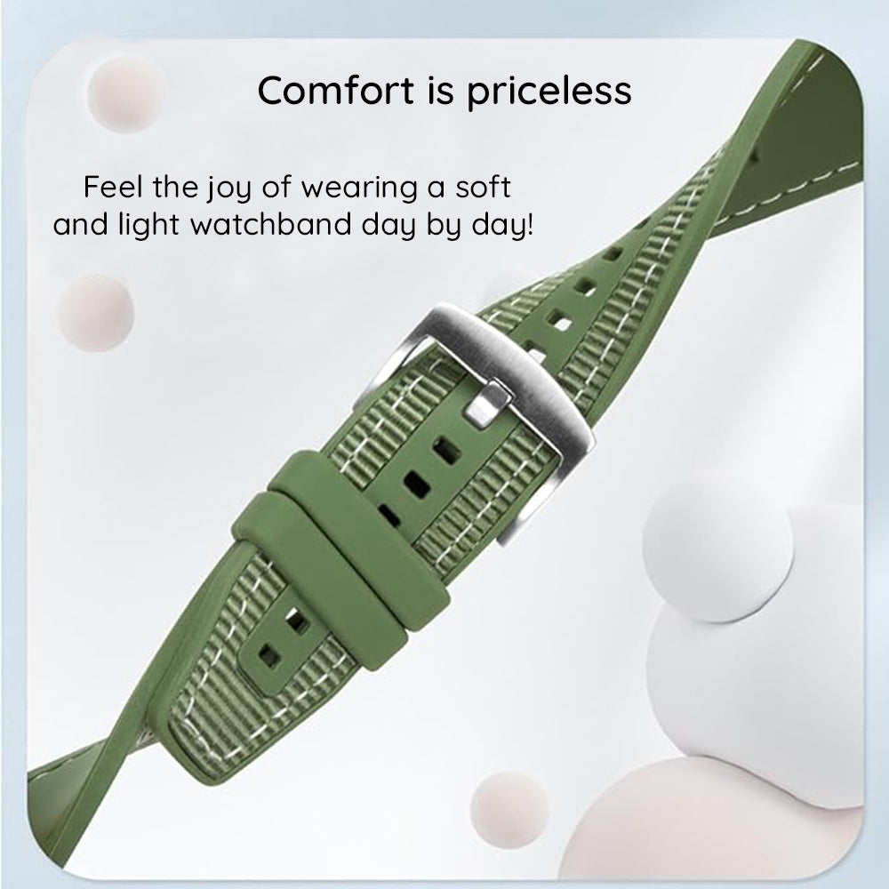 Curea Techsuit W051 pentru Apple Watch 42mm / 41mm / 40mm / 38mm Series, Neagra