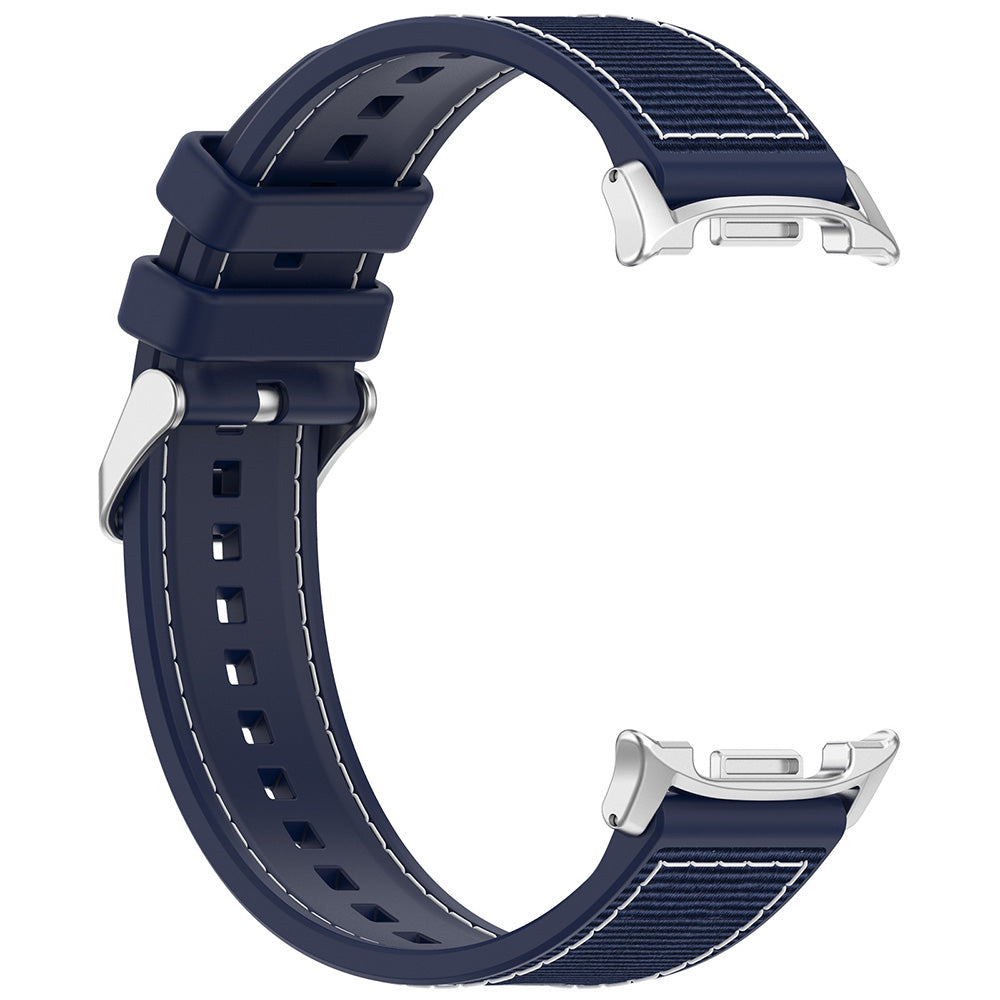 Curea Techsuit W051 pentru Samsung Galaxy Watch8 / Watch8 Classic Series, Albastra Inchis